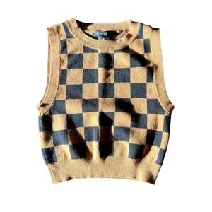Checkered Vest